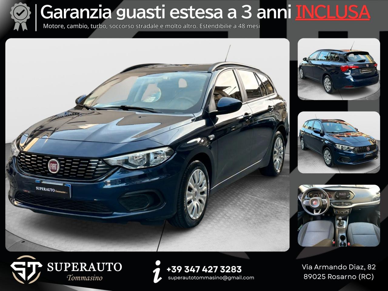 Fiat Tipo 1.3 Mjt S&S SW 95cv Garanzia 3 anni