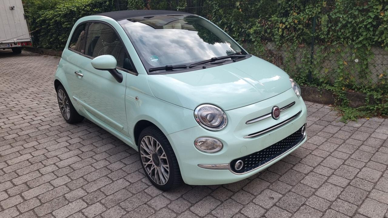 Fiat 500 C 1.2 Lounge 69 cv anno 2017 km 54000