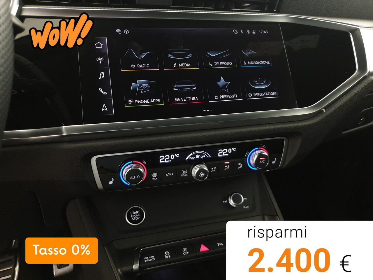 Sportback 40TDI 193CV quattro Str Identity Black