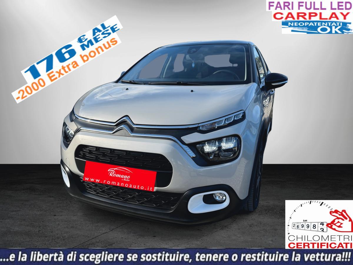 CITROEN - C3 - PureTech 83 Feel Pack#FARI FULL LED!CARPLAY!