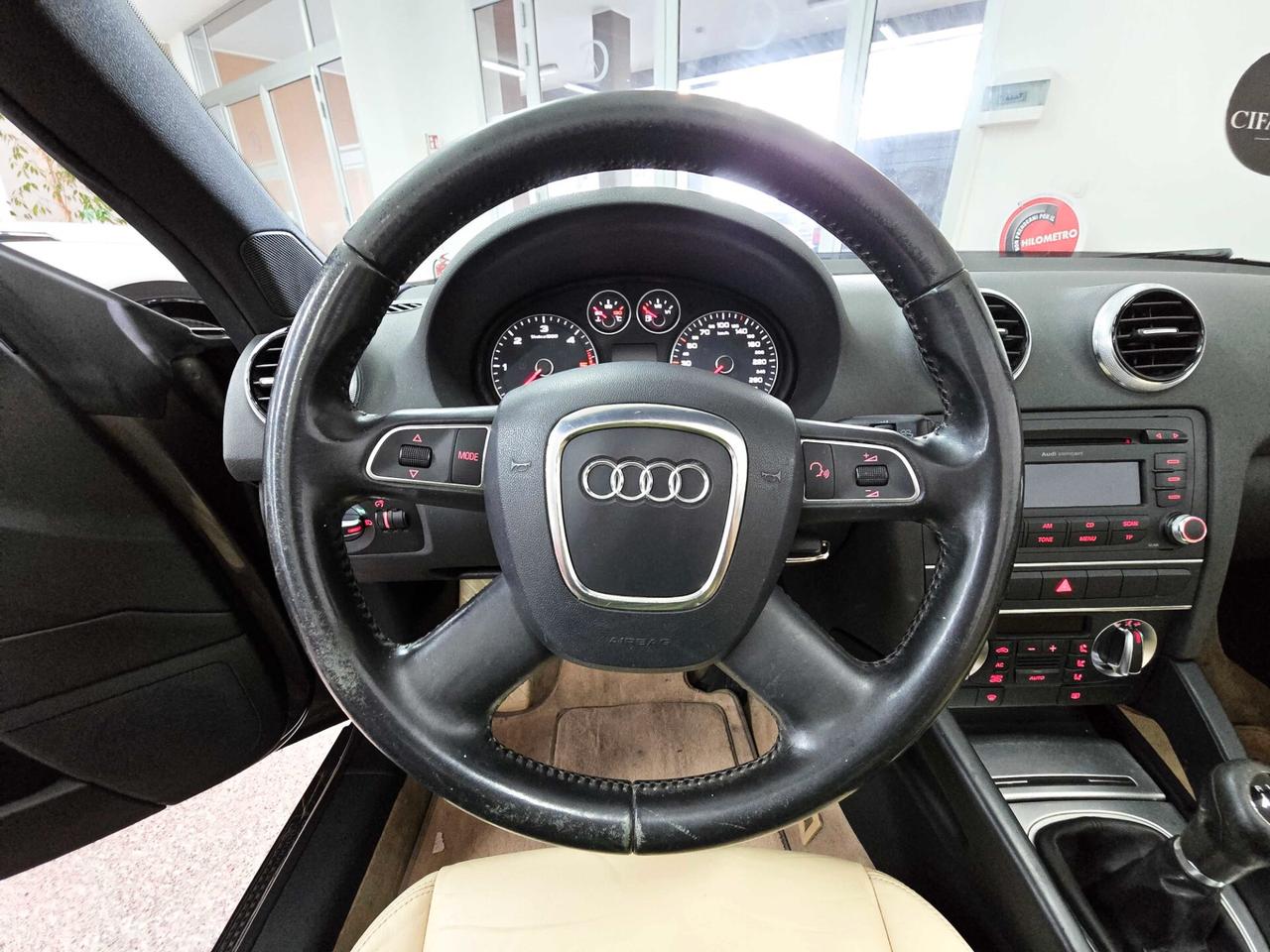 Audi A3 Cabrio 1.6 TDI 105 CV CR Ambition