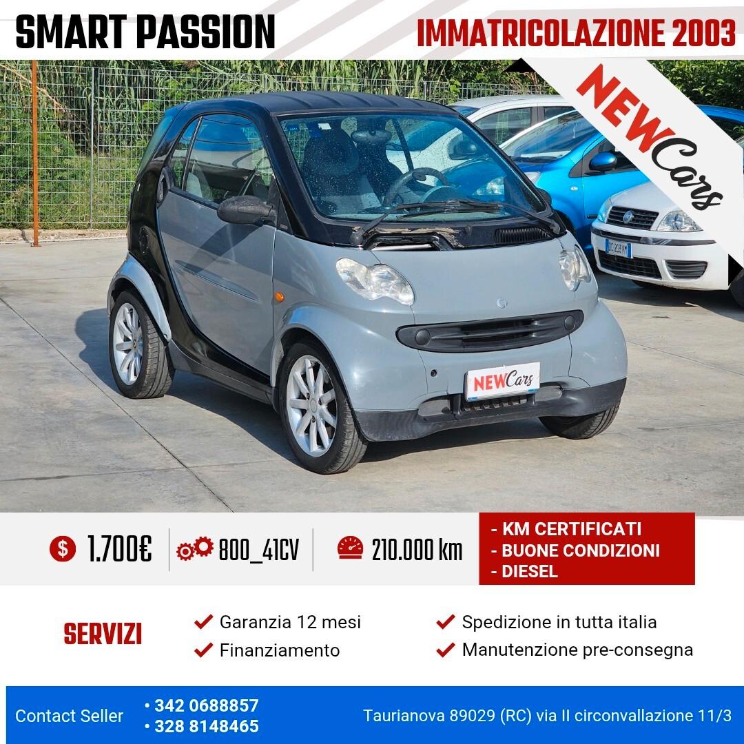 Smart 800 city-coupé passion cdi
