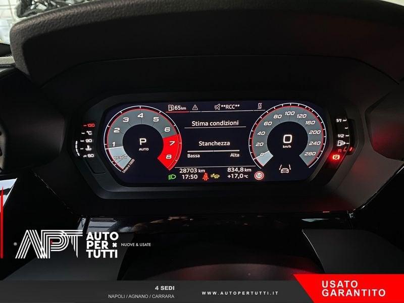 Audi A3 A3 Sportback 1.5 tfsi mhev S line edition 150cv s-