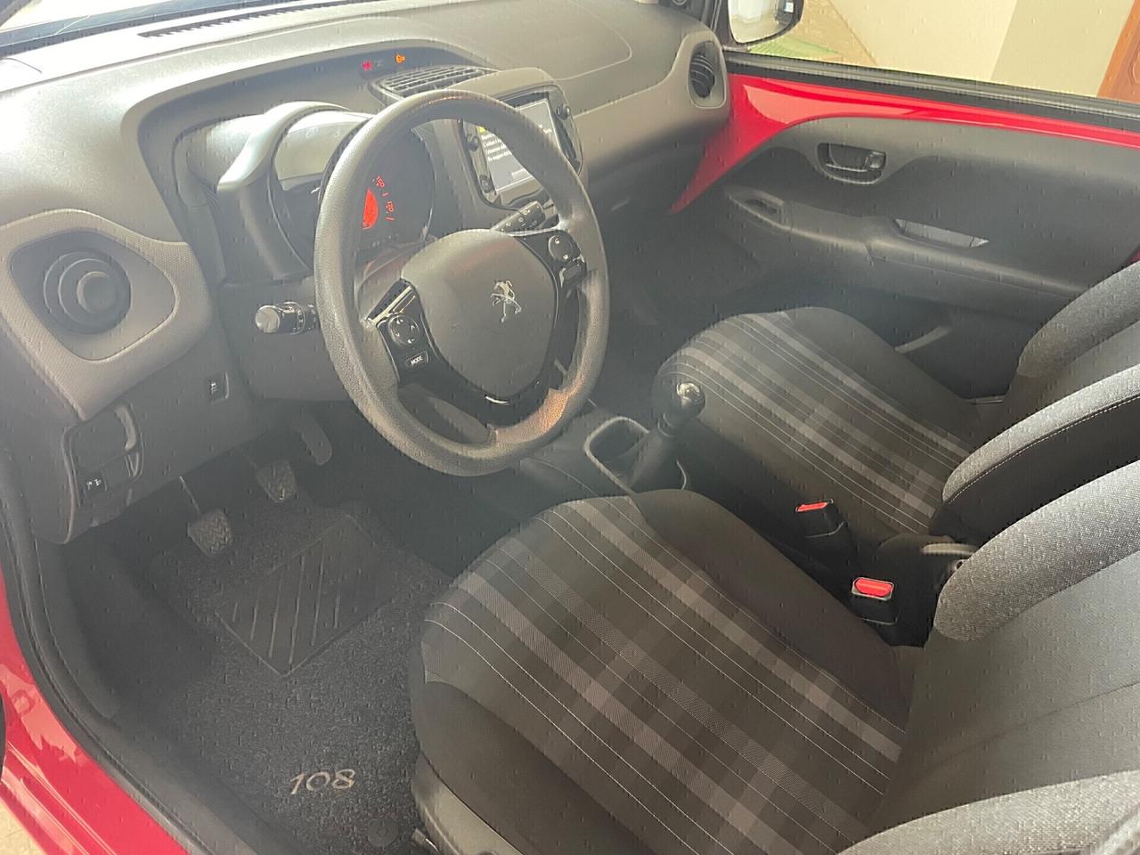 PEUGEOT 108 1.0 VTI 72 CV 5 PORTE ACTIVE