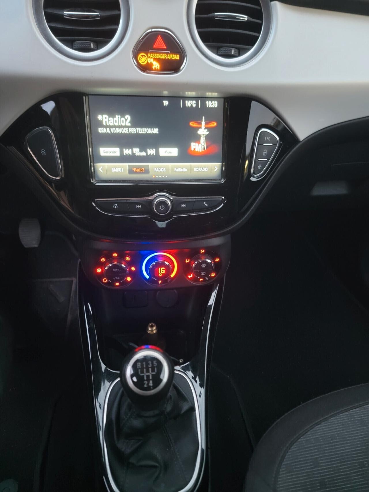 Opel Adam 1.4 87 CV GPL SOLO 57 MILA KM GARANTITA