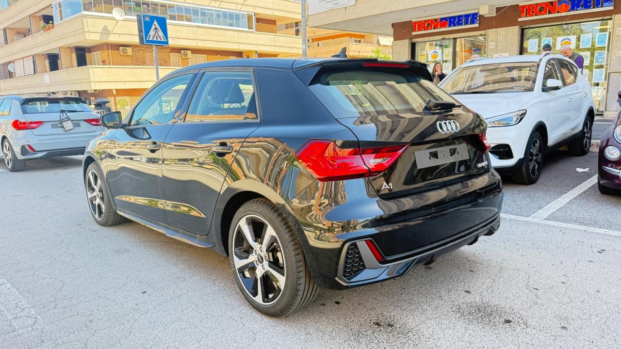 Audi A1 SPB 30 TFSI S tronic line edition LED NAVI KAMERA PDC BLUETOOTH CERCHI 17 CLIMA AUTOMATICO