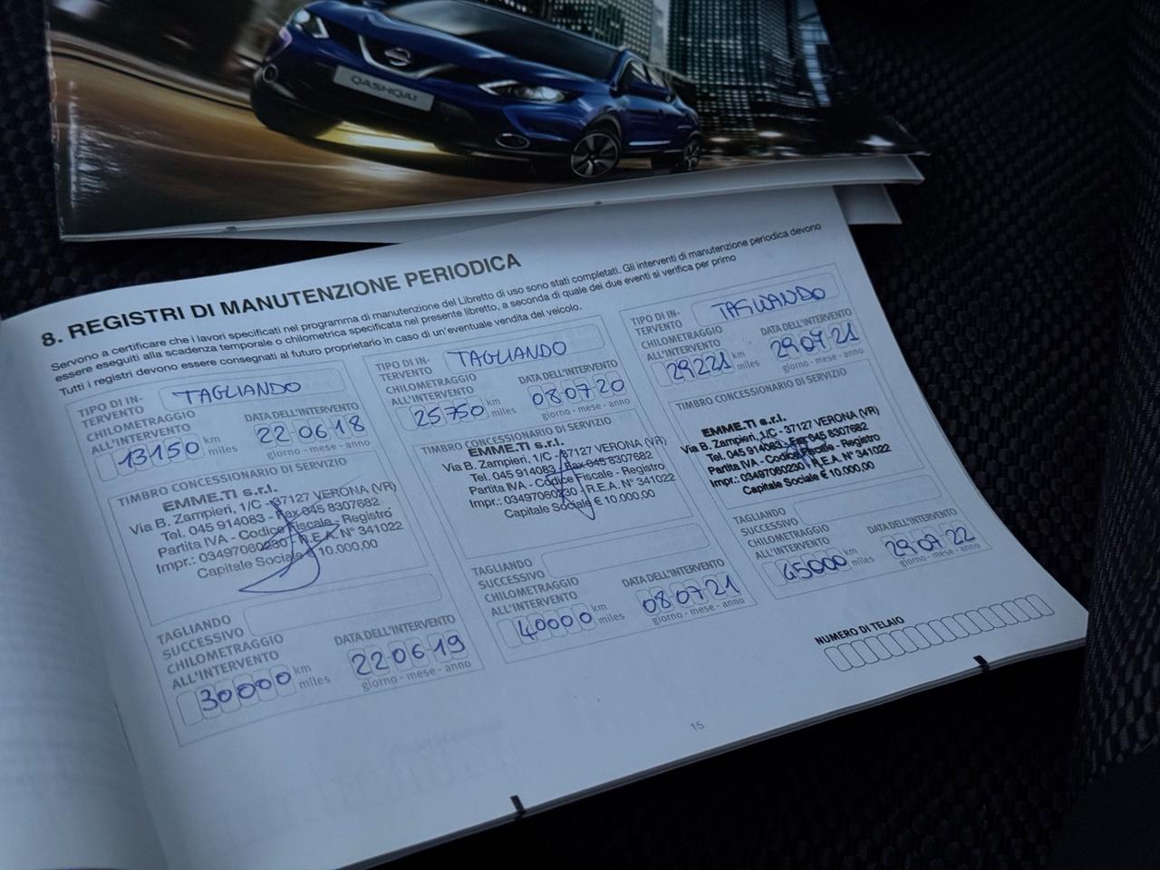 Nissan Qashqai 1.5 dCi Tekna 49.000km Gancio Traino