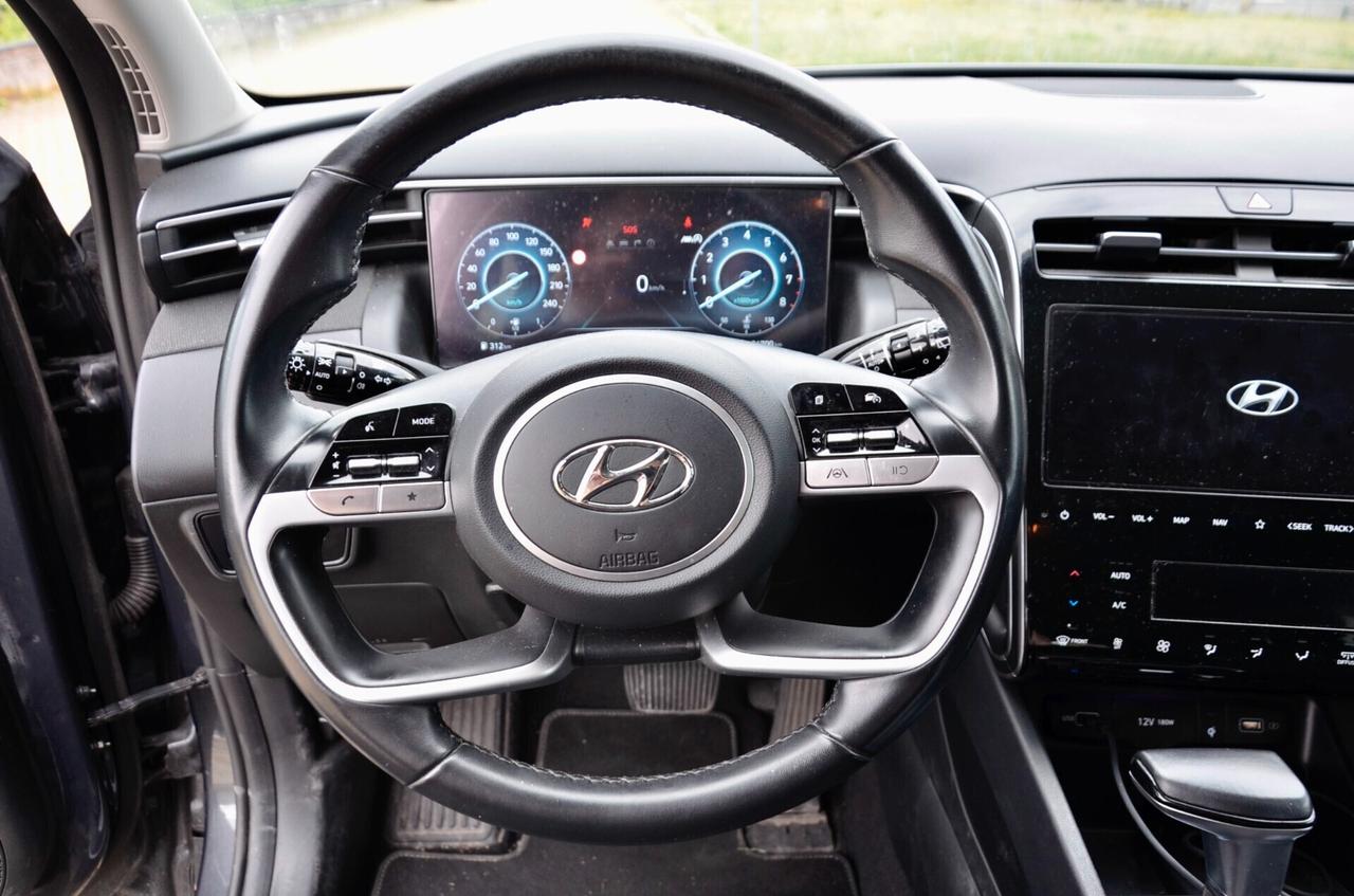 HYUNDAI TUCSON 1.6 T-GDI MHEV 48V XLINE 2WD 168cv DCT, GAR. HYUNDAI FINO AL 10/28, UNICOPROPRIETARIO, SERVICE HYUNDAI, EURO 6D, UFF ITALIANA, PERMUTE