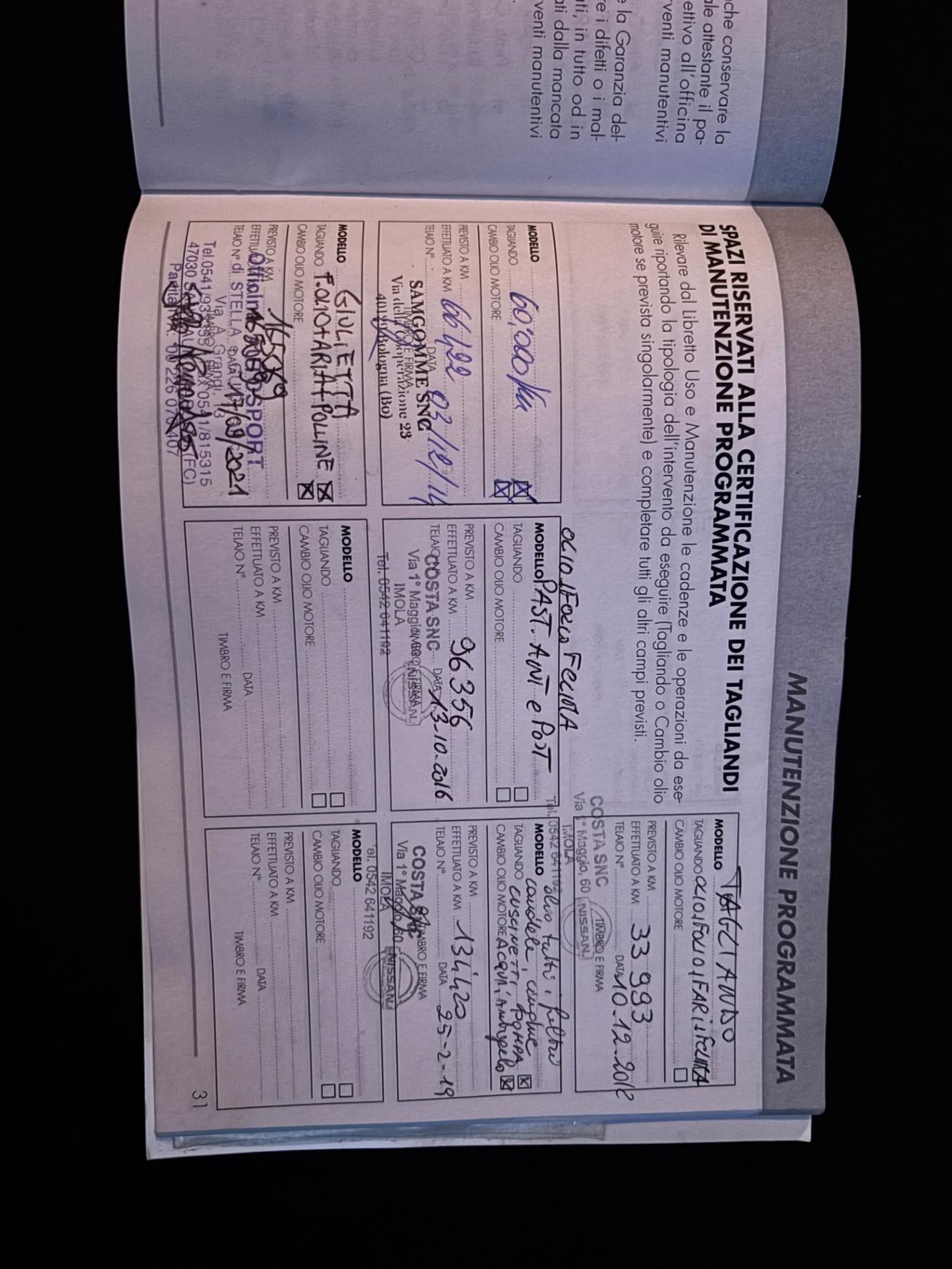 Alfa Romeo Giulietta 1.4 benzina. Garanzia 12 mesi