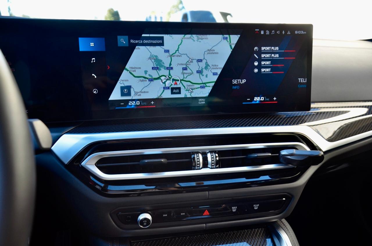 BMW M3 TOURING 3.0 COMPETITION M XDRIVE 510cv AUTO, UNICOPROPRIETARIO, UFF ITALIANA, CARBOCERAMICA, SEDILI A GUSCIO CARBONIO, FARI LASER, HARMAN&KARDON