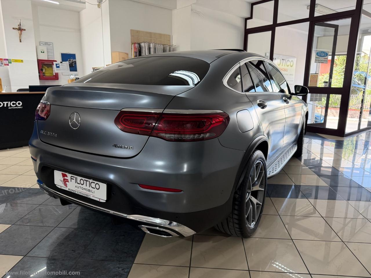 MERCEDES-BENZ GLC 300 d 4Matic Coupé Premium Plus TETTO APRIBILE- GANCIO TRAINO - LUCI AMBIENT