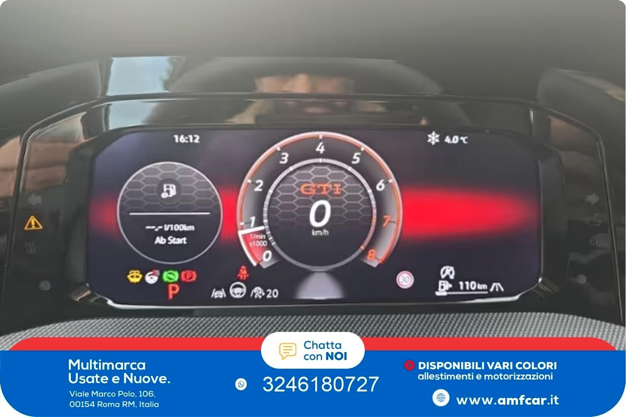 Volkswagen Golf GTI 8 2.0 TSI DSG PANORAMICO NAVI