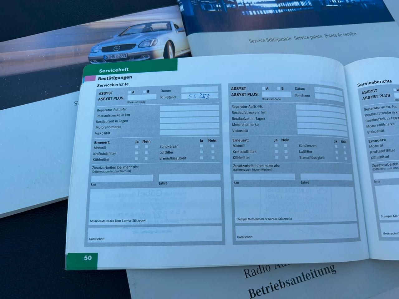 Mercedes-benz SLK 230 KOMPRESSOR Km169000 ASI-2002
