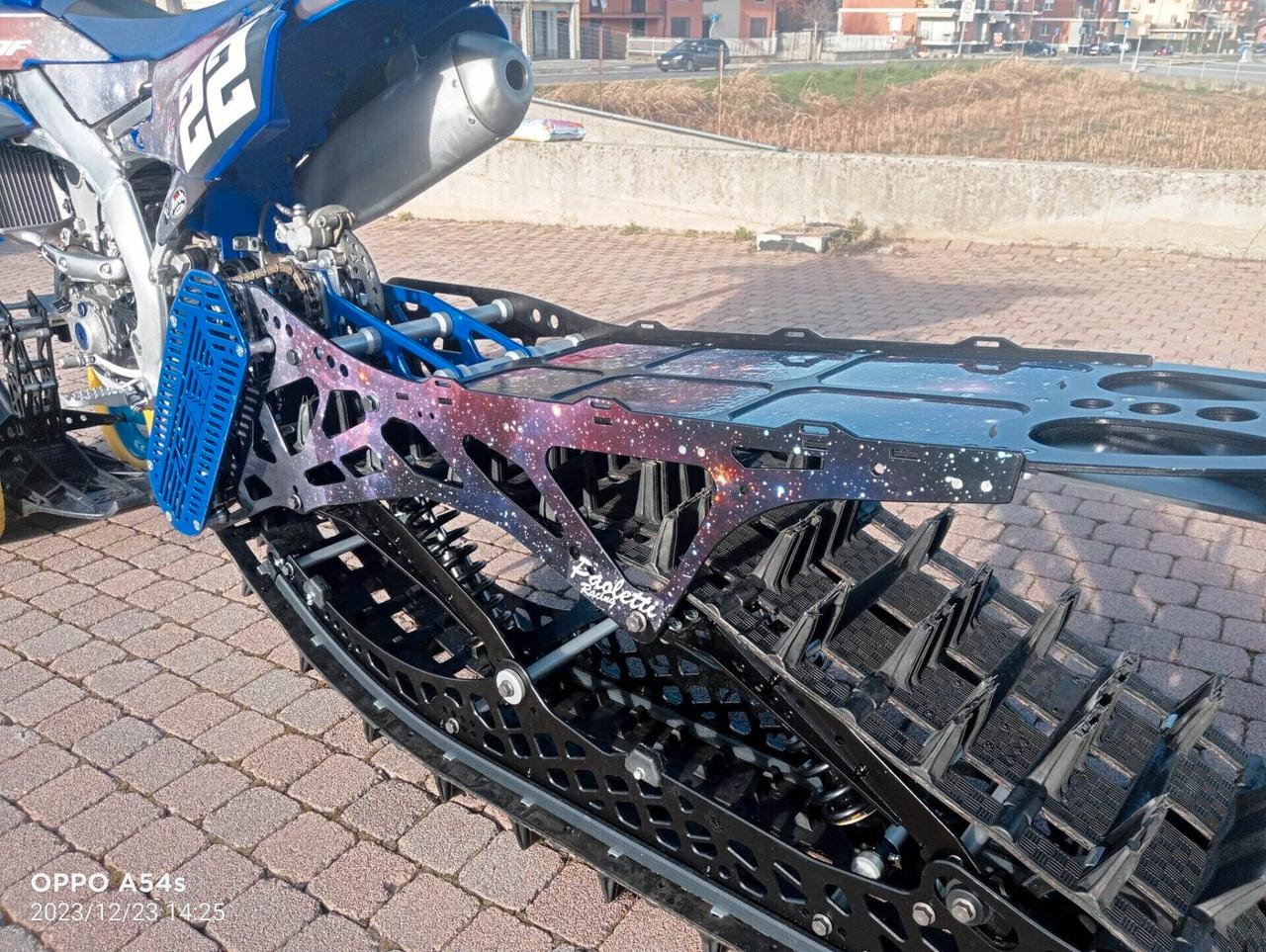 Yamaha yzf 450 kit cingoli snowbike da 127