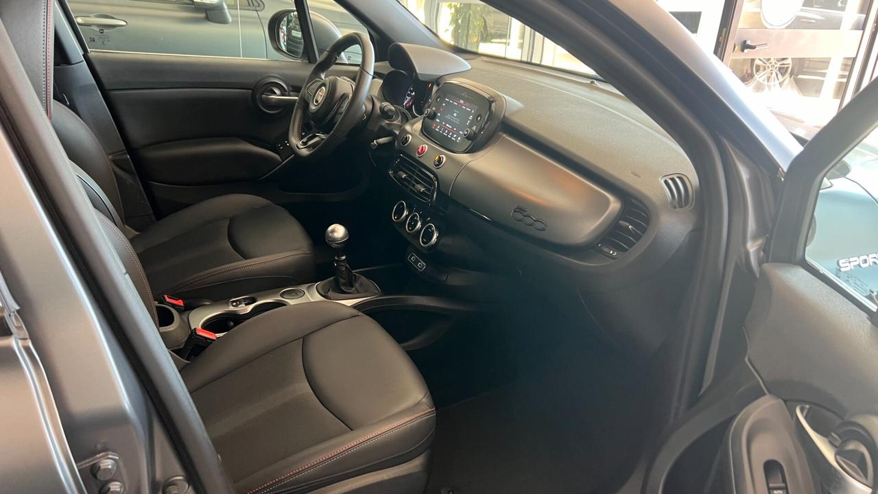 FIAT 500 X SPORT 1.3 MULTIJET NEOPATENTATI GRIGIO OPACO