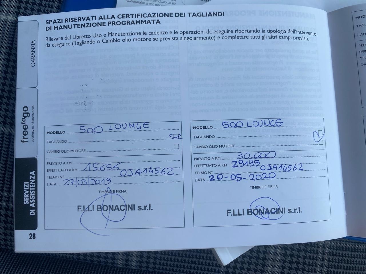 Fiat 500 1.2 EasyPower Lounge NEOPATENTATI!!!