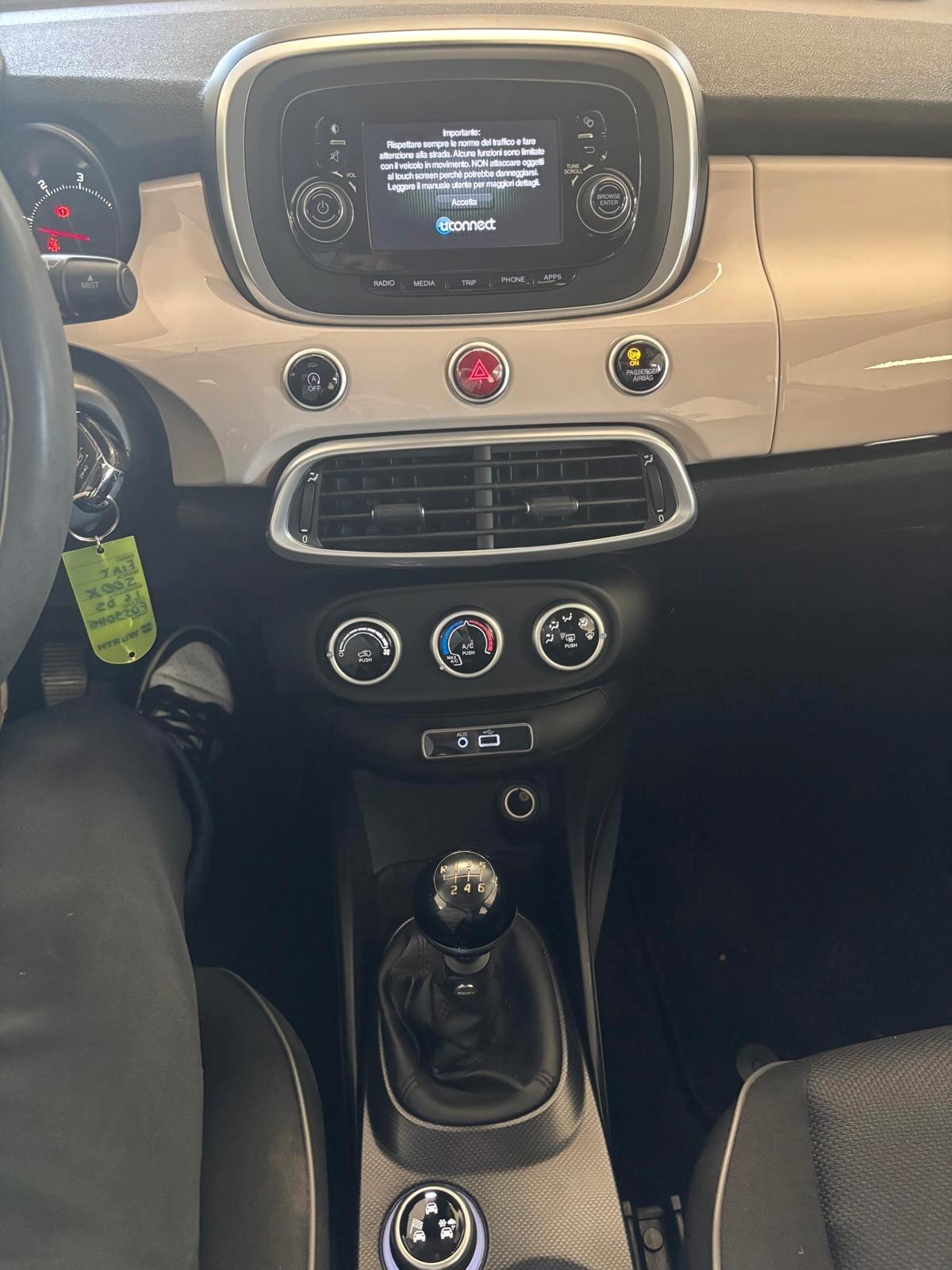 FIAT 500X ANNO 2016 DS 1.6 ADATTA NEOPATENTATI KM 129 MILA