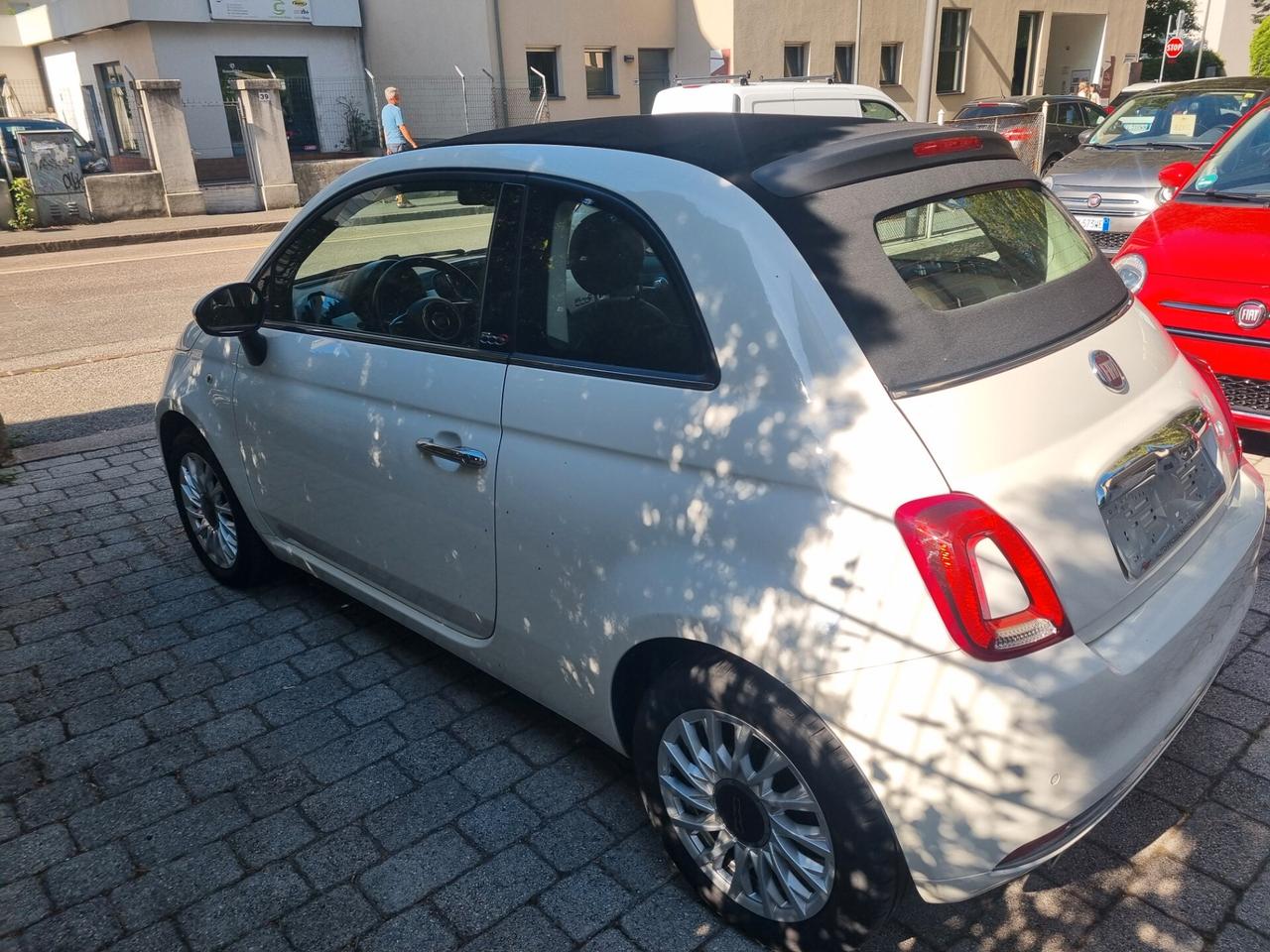 Fiat 500 C 1.2 Lounge anno 2016 km67000 neopat