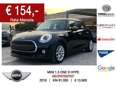 MINI 1.5 One Hype 5 porte