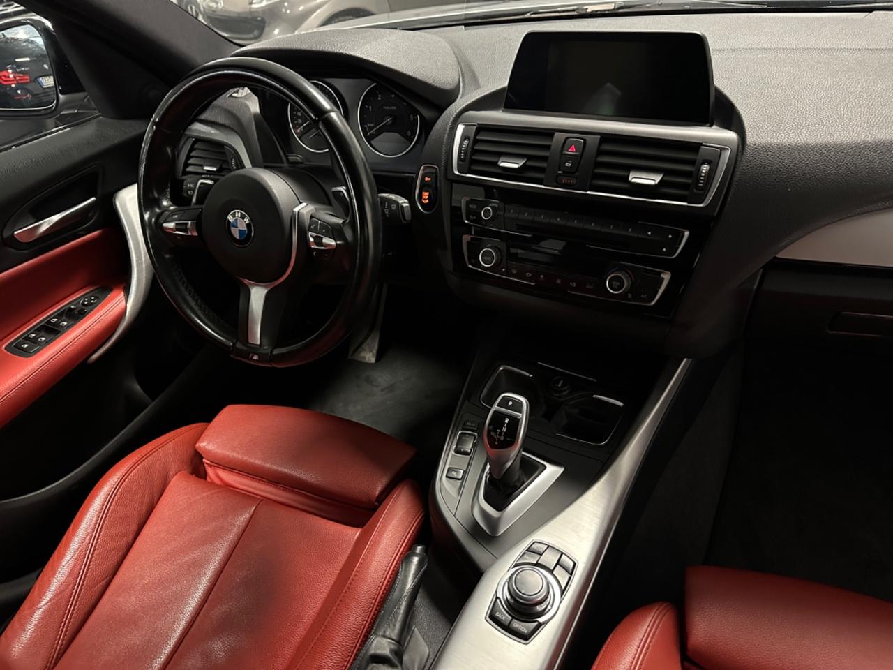 BMW 125D M-SPORT 224CV AUTOMATICA PELLE ROSSA FULL