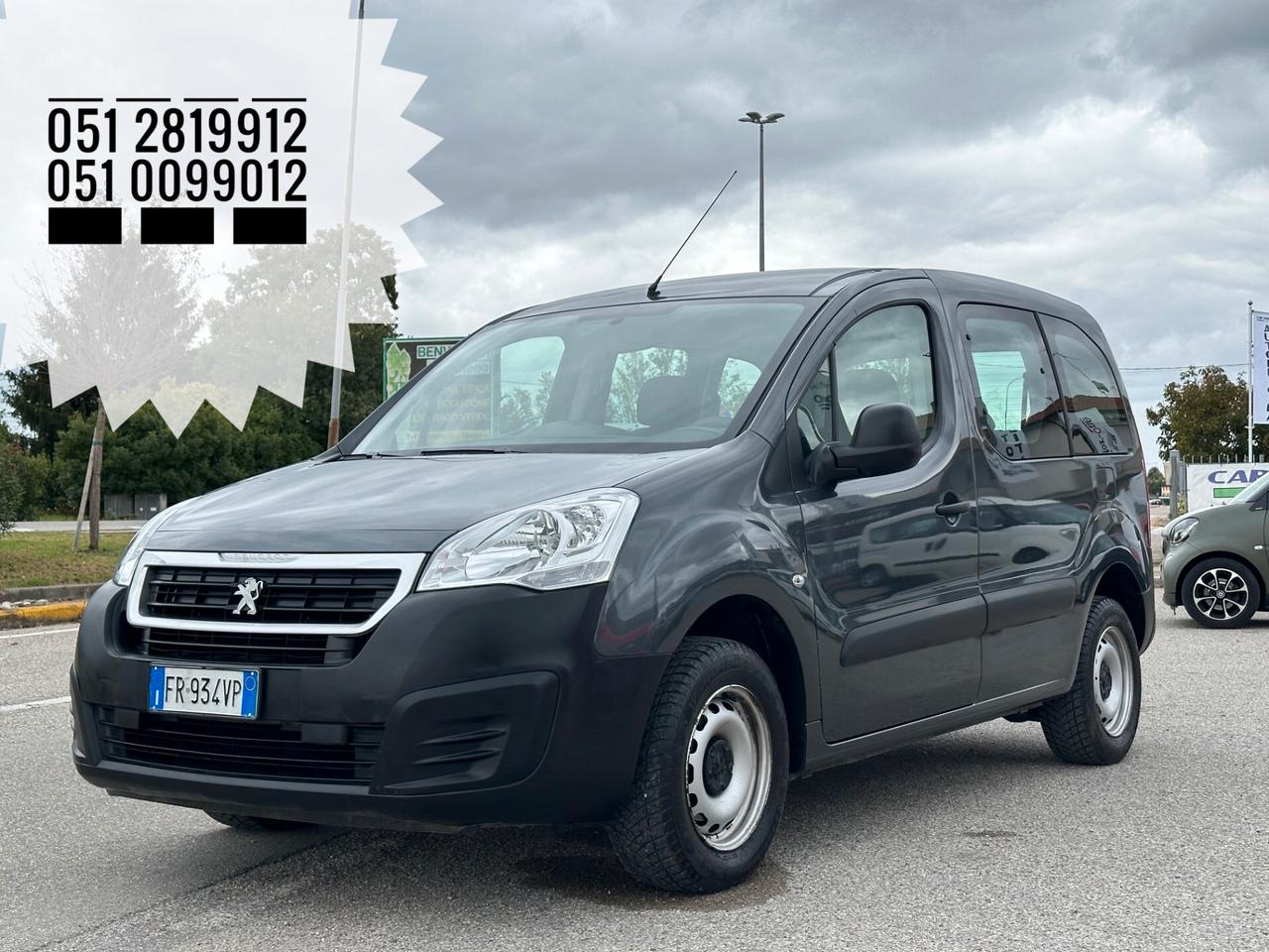 Peugeot Partner AUTOCARRO 5 POSTI 1.6 Bluehdi