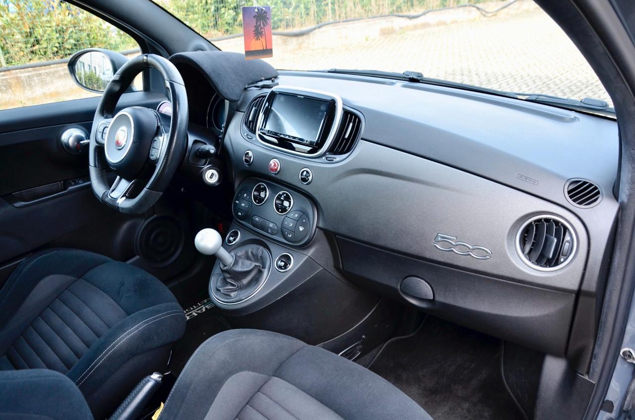 ABARTH 595 COMPETIZIONE 1.4 T 180cv MANUALE, UNICOPROPRIETARIO, UFF ITALIANA, EURO 6D, SERVICE FIAT, 17", RETROCAMERA, PERMUTE