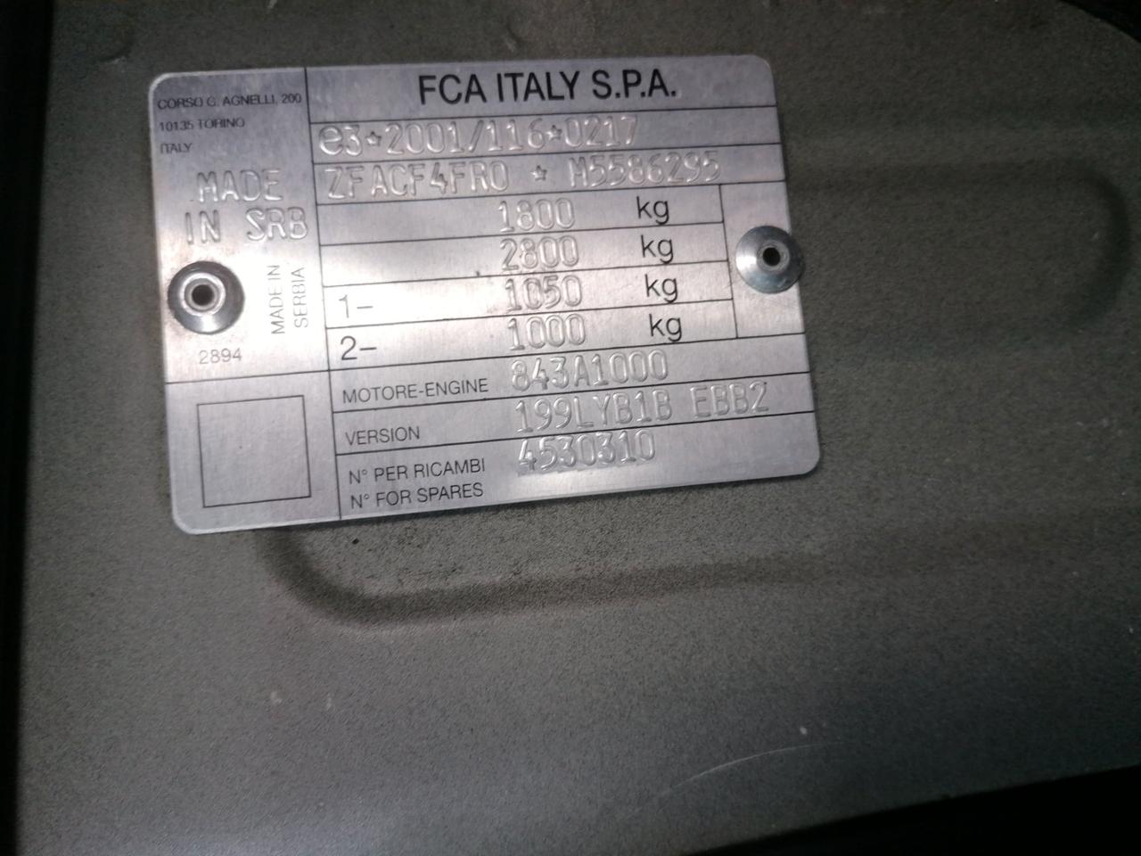 Fiat 500 L 500L 1.4 Sport 95cv COLORE INTROVABILE !!