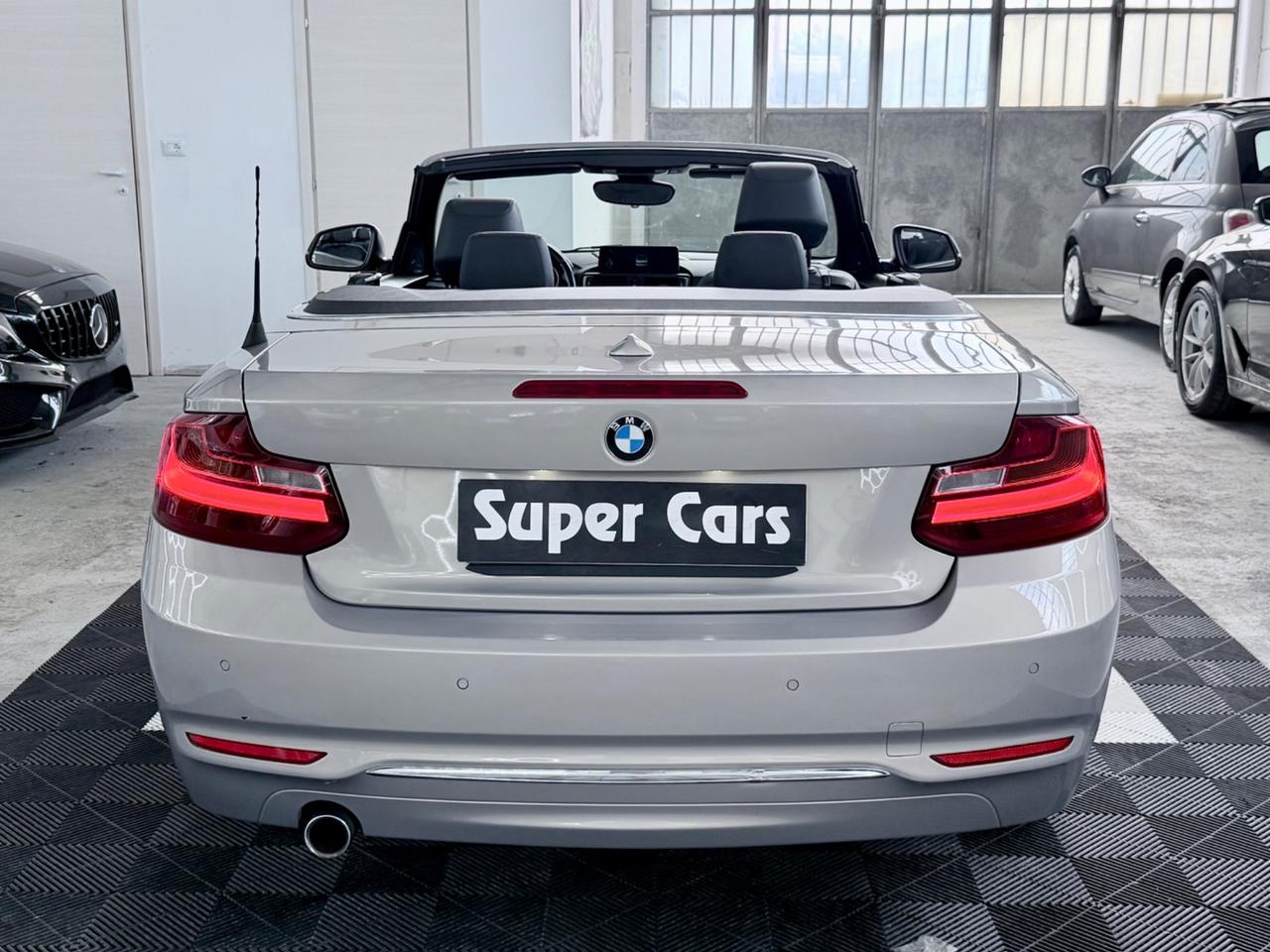 BMW 218d 150CV Cabrio Luxury EURO6 NEOPATENTATI