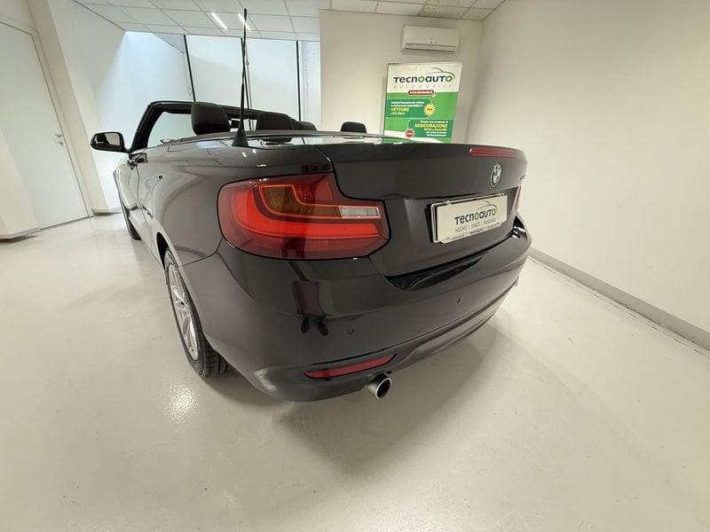 BMW Serie 2 Cabrio 218d Cabrio Advantage Steptronic - prezzo vero senza obbligo di finanziamento