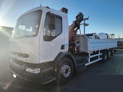 AUTOCARRO RENAULT V I 22AXA8 CASSONATO CON Gru
