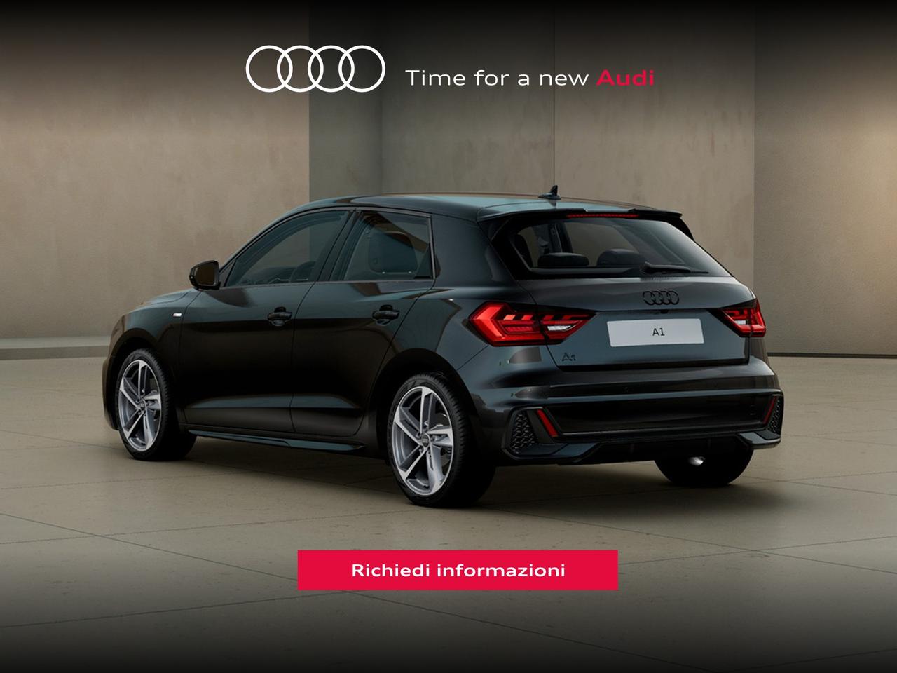 Audi A1 sportback 30 1.0 tfsi identity black 116cv