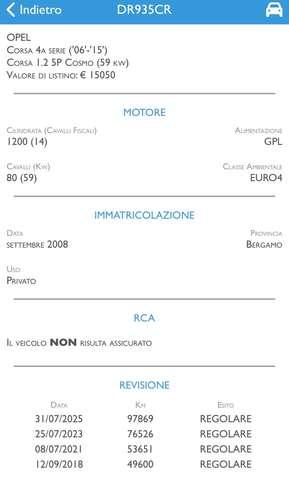 Opel Corsa 5p 1.2 Enjoy GPL 80cv NEOPATENTATI