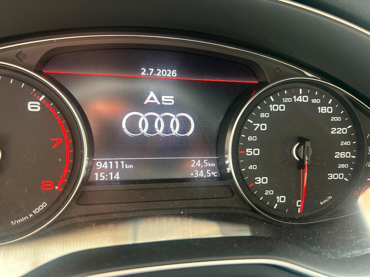 Audi A5 Cabrio 2.0 S.Line S tronic Tagliandi Audi Hybrid Air Scarf Navi Led Retrocam.