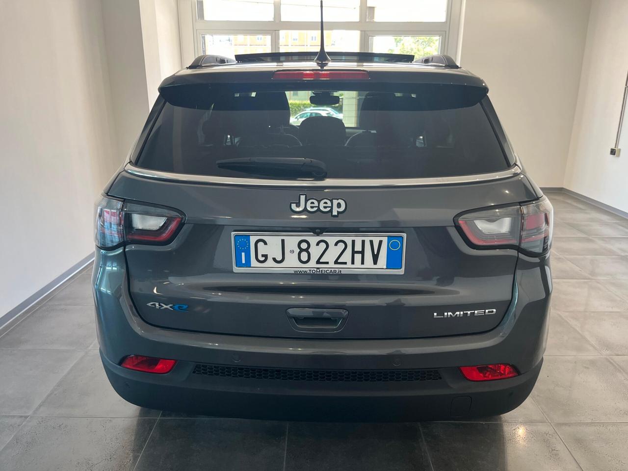 Jeep Compass 1.3 Turbo T4 190 CV PHEV AT6 4xe Limited TETTO APRIBILE CERCHI 19