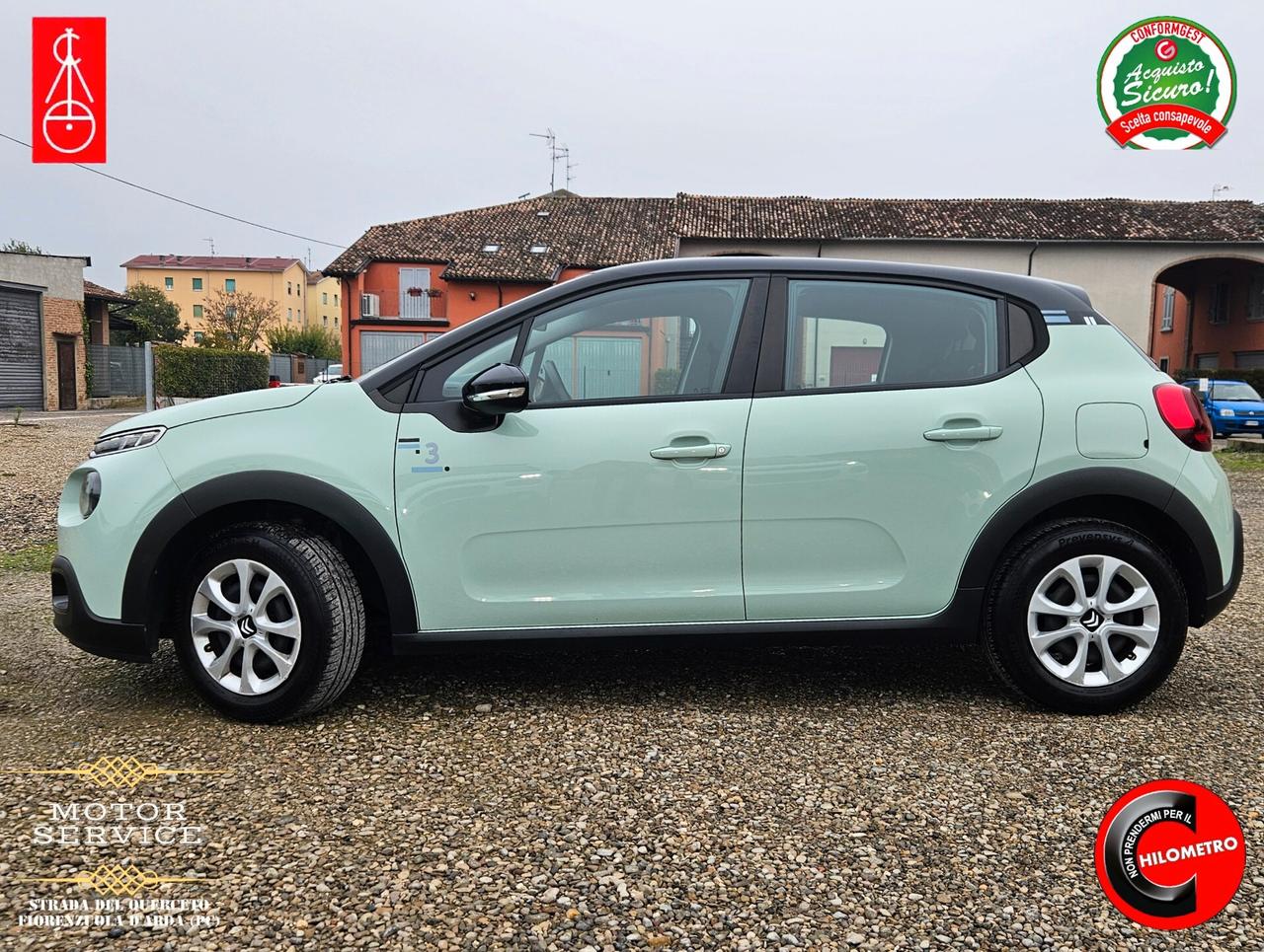 Citroen C3 verde TIFFANY 1.2 benz 66000KM DA 99€ MESE
