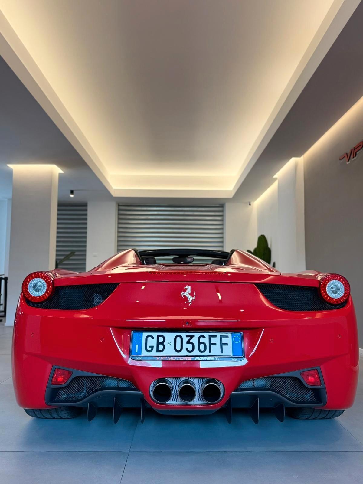 FERRARI 458 SPIDER CAMBIO F1 DCT STRAFULL