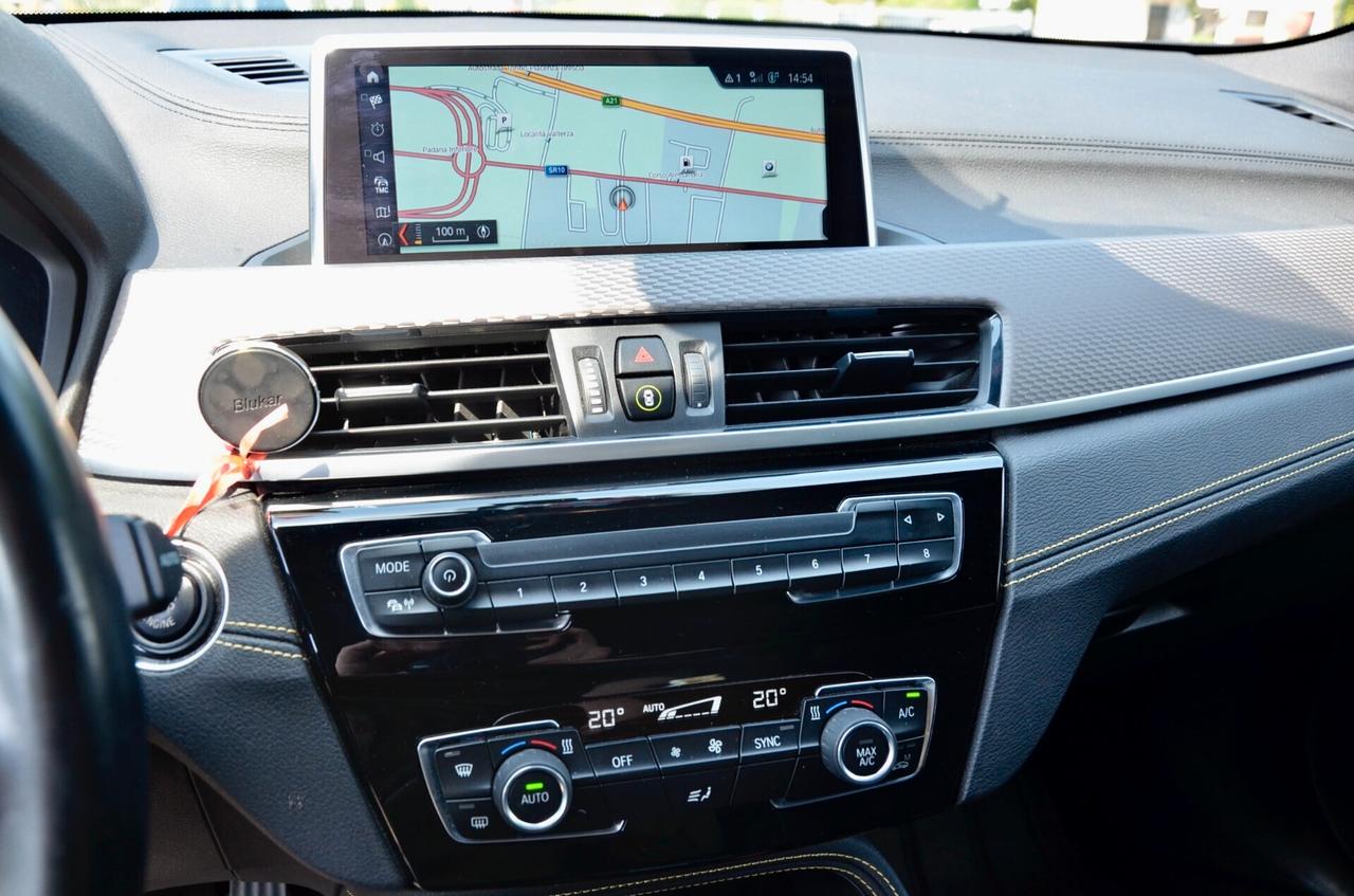 BMW X2 SDRIVE18d MSPORT 150cv AUTO, UFF ITALIANA, TUTTI SERVICE UFF BMW, EURO 6D, FARI LED, RETROCAMERA, PERMUTE