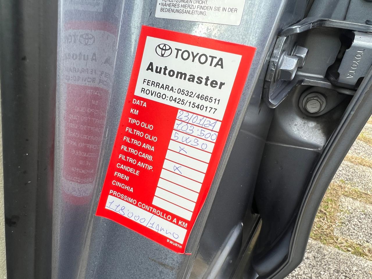 Toyota Yaris 1.4D-4D 90CV AUTOMATICA-2010"UNIPRO"