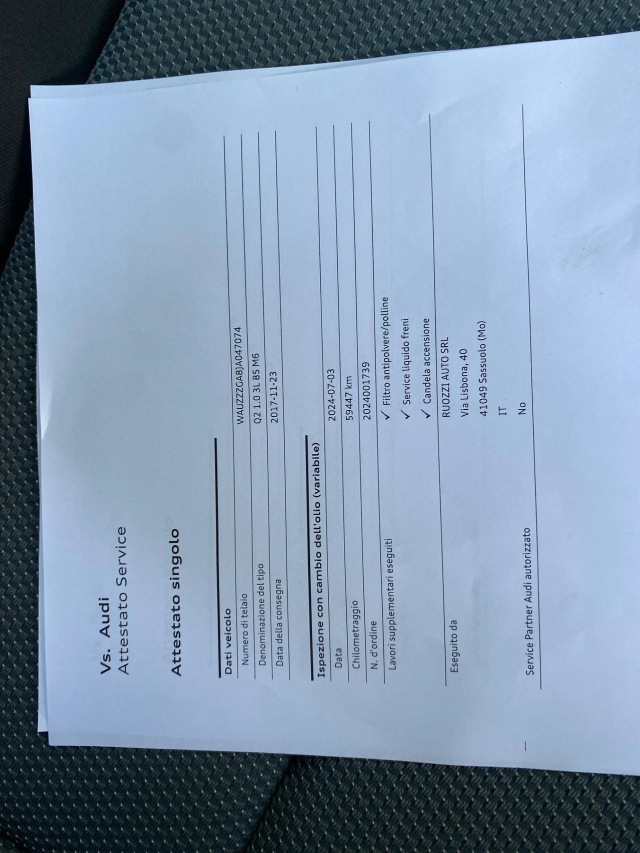 Audi Q2 1.0 TFSI Business NEOPATENTATI!!!
