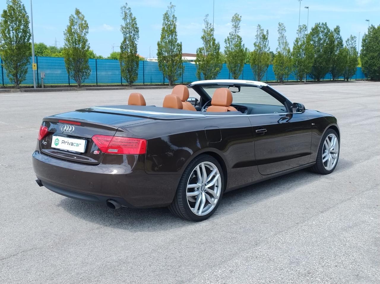 Audi A5 Cabrio 1.8 Benz/GPL 170cv S-Line DA VETRINA