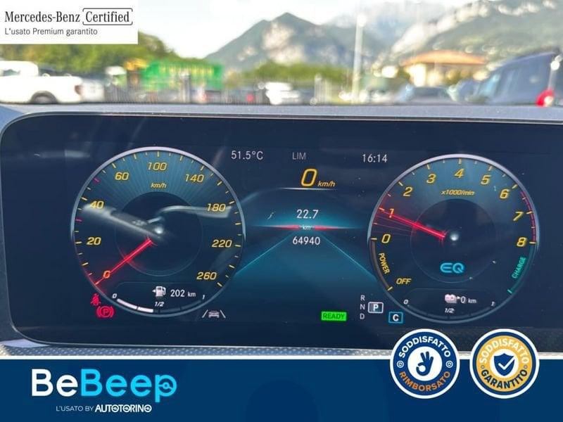 Mercedes-Benz Classe A A 250 E PHEV (EQ-POWER) PREMIUM AUTO