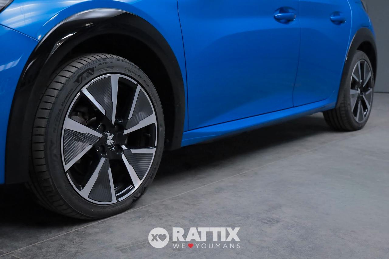 Peugeot e-208 motore elettrico 100kW GT