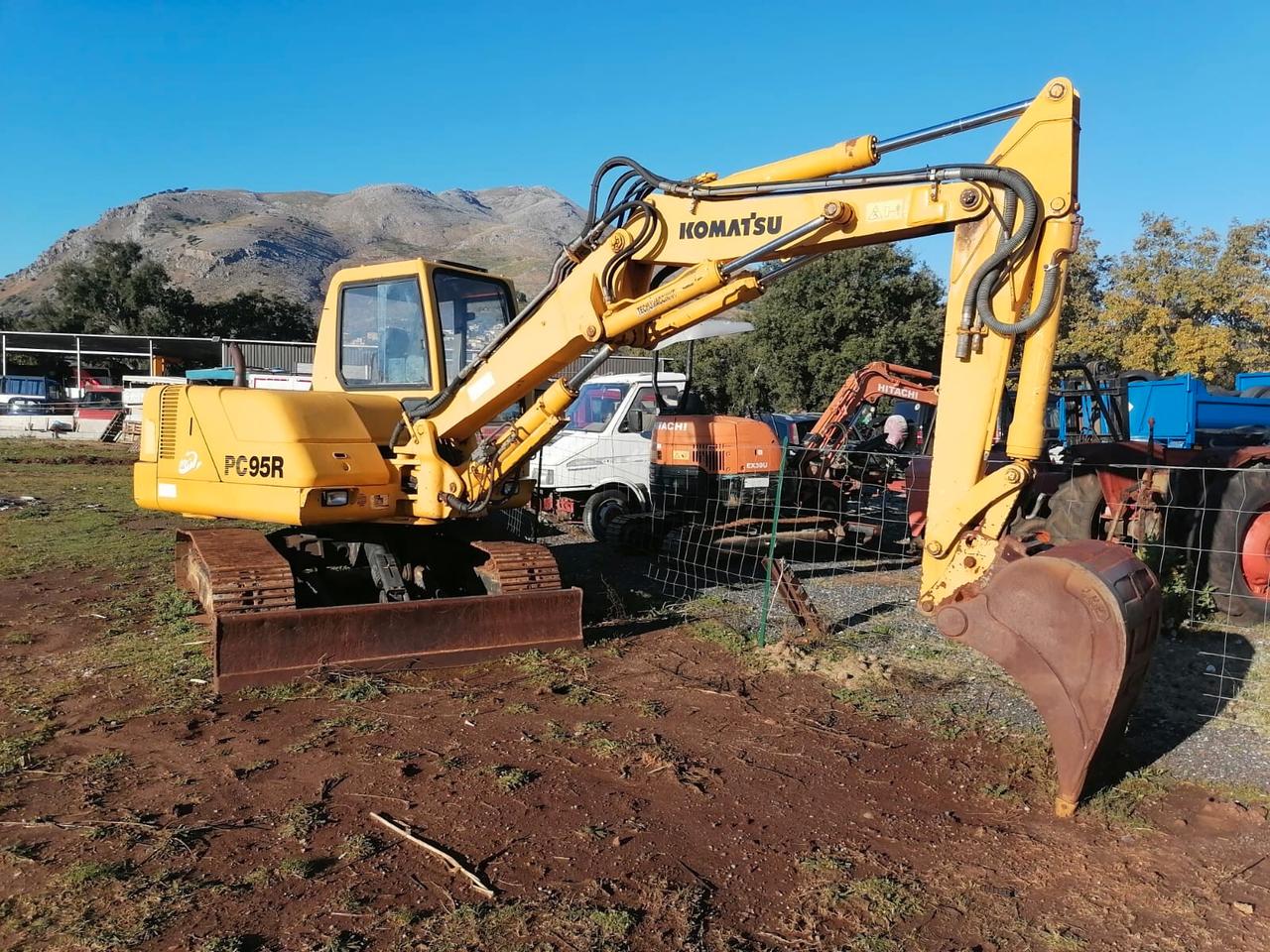 Escavatore Usato Komatsu PC95 Utility (91 Quintali)