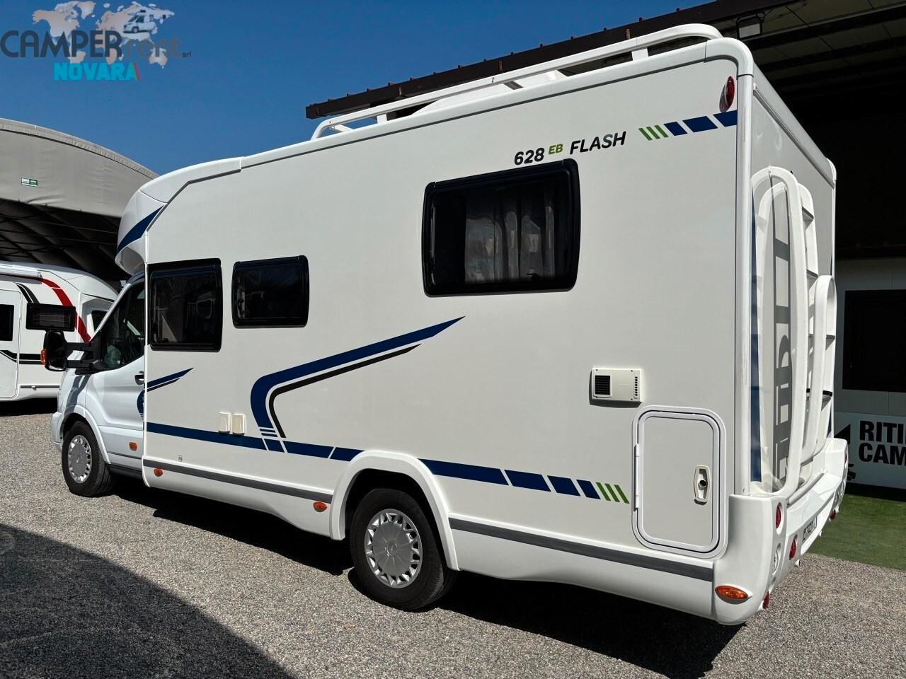 Chausson FLASH 628 EB - SEMINTEGRALE LETTO NAUTICO