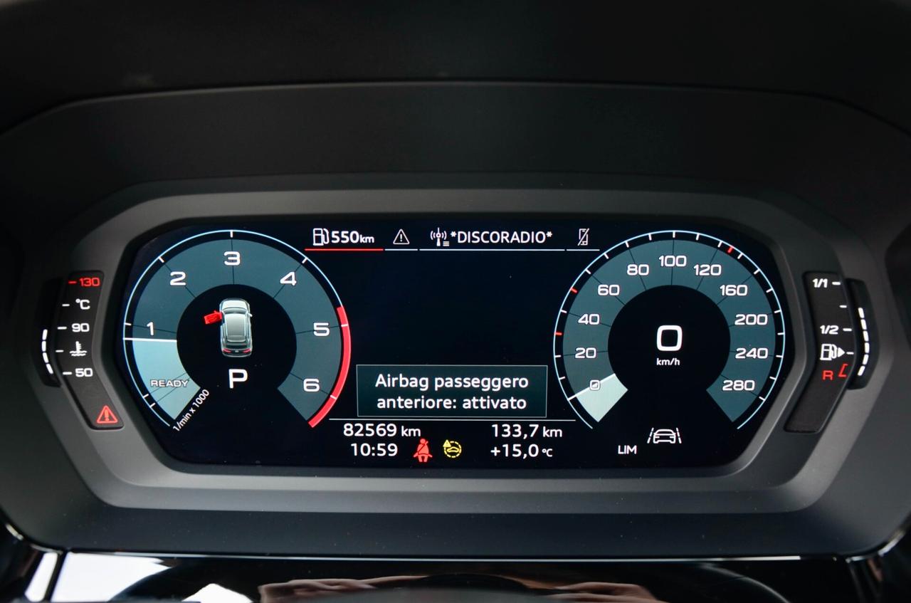 AUDI A3 SPB 30 2.0 TDI S LINE EDITION 116cv S-TRONIC, OK NEOPATENTATI, SERVICE CON FATTURE, EURO 6D, PERMUTE