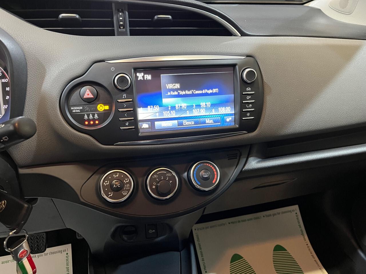 Toyota Yaris 1.0 72 CV 5 porte Active