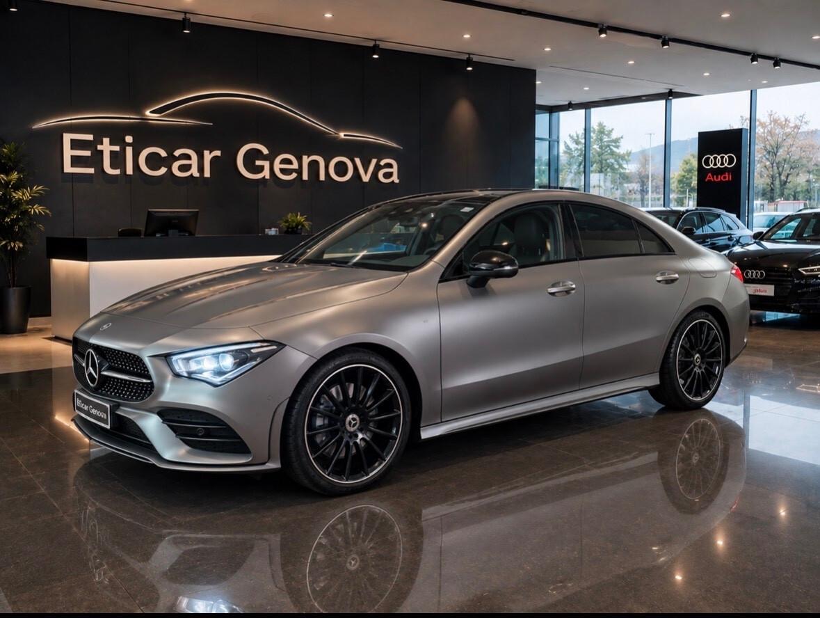 Mercedes-Benz CLA 200 Coupe Premium AMG Night Package Pelle Marrone