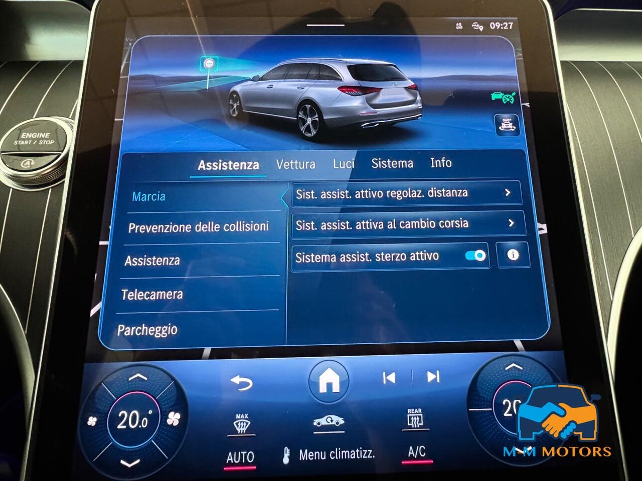Mercedes C 200 d Mild hybrid AMG Line Advanced 9G-Tronic Station Wagon UNICOPRO TAGLIANDI UFFICIALI