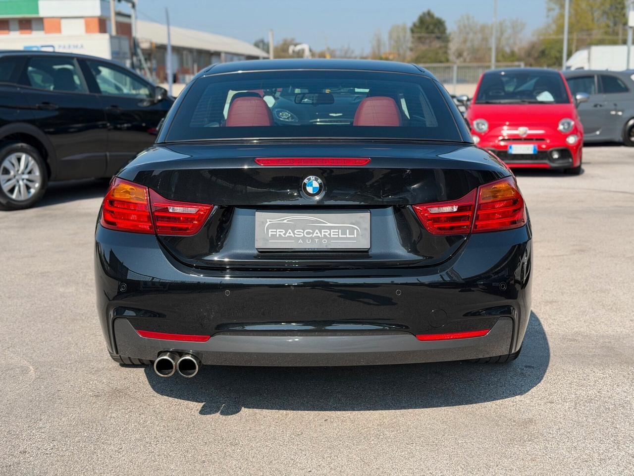 Bmw 420 420d Cabrio Msport /PELLE ROSSA/HEAD/FULL