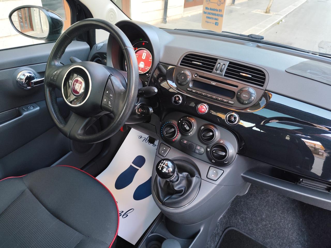 Fiat 500 1.2 BENZINA 69CV LOUNGE TETTO